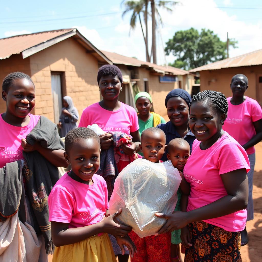 Distributions humanitaires